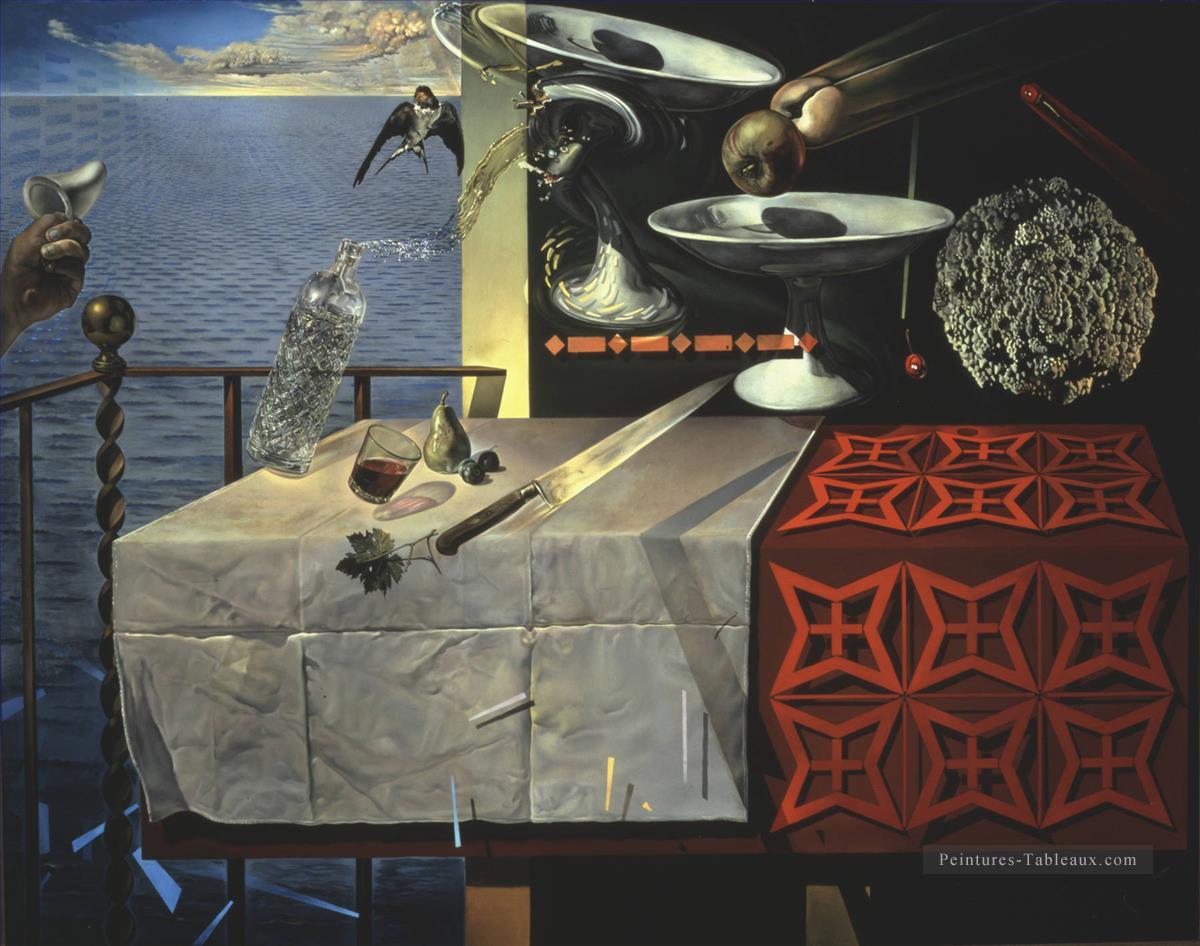 Living Still Life 1956 Cubism Dada Surrealism Salvador Dali Oil Paintings